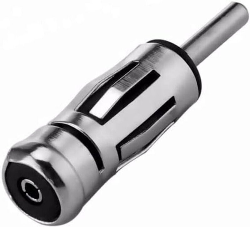 Set mit 3 ISO-DIN Autoradioantennenadaptern: gerader Antennenadapter, Autoantennenanschlussadapter, universeller Autoant...