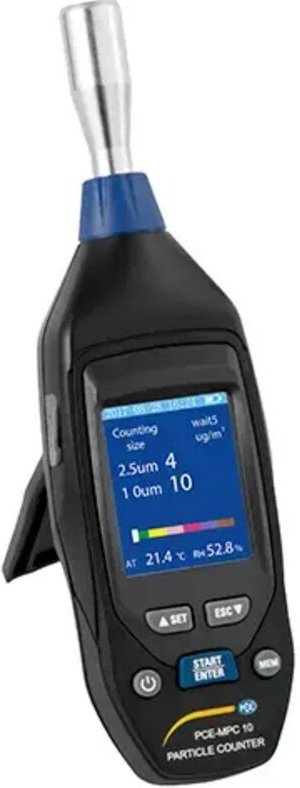 Pce Instruments - Feinstaub-Messgerät pce-mpc 10 Temperatur, Luftfeuchtigkeit