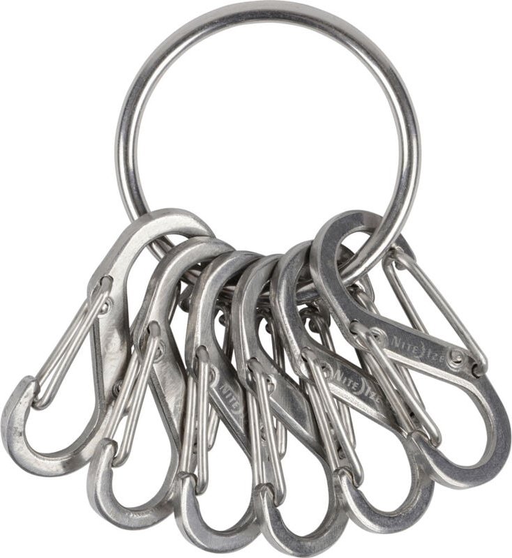 Schlüsselring NI-KRGS-11-R3 KeyRing 6 S-Biner Silber 1 St. - Nite Ize