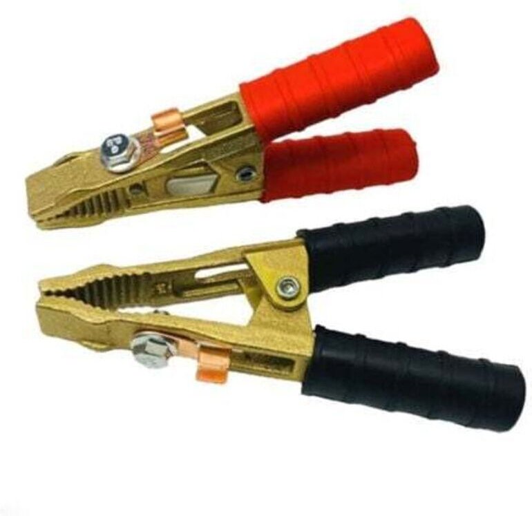 2-teiliges professionelles Messing-Batterie- oder Starthilfe-Klemmen-Set (+ und -) 250B, Starthilfe- oder Batterieklemme...