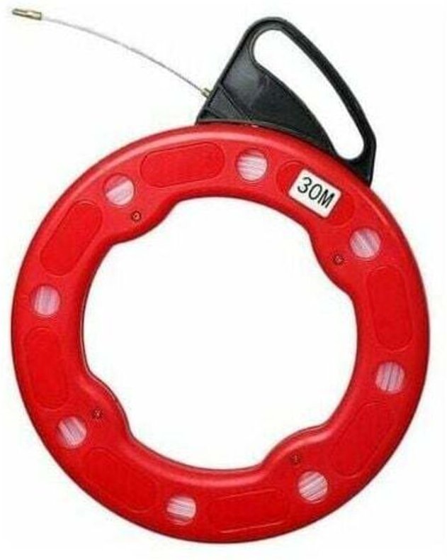 Kabelauszieher für Elektriker, Glasfaser-Kabelauszieher, 4 mm Durchmesser, 30 m