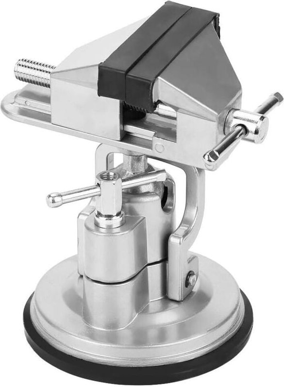 Universal-Schraubstock aus Aluminiumlegierung für die Holzbearbeitung – verstellbare Mehrwinkel-Werkbank zum Bohren, Säg...