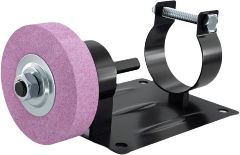 Schneidständer für Bohrmaschine, zum Schleifen und Polieren, stabil, mit Gewinde, rosa Scheibe