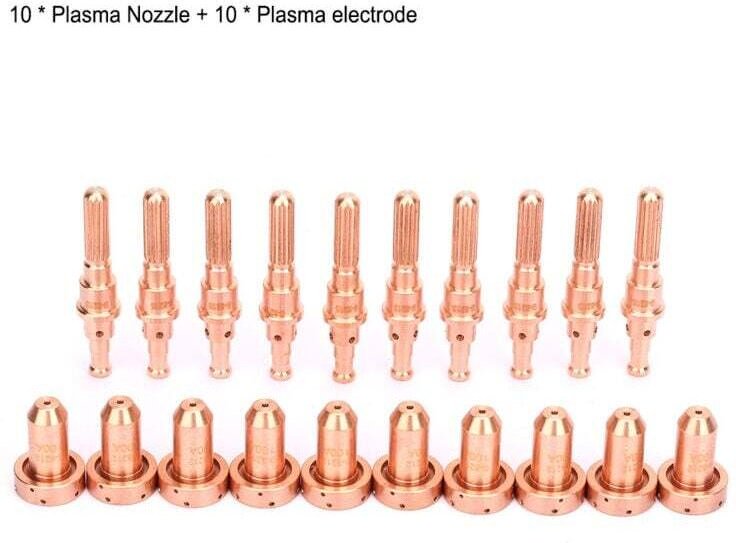 Buse Et Électrode Plasma Consommables Pour Torche De Découpe SL60 SL100 Lot De 20 Pièces