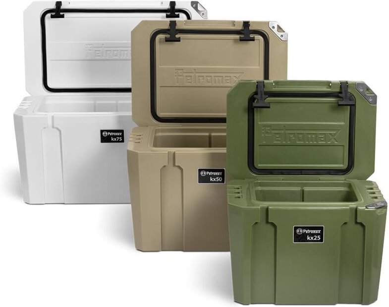 Kühlbox 25 Liter kx25 Sand für Camping, Angeln und Picknick / Stromunabhängig - Petromax