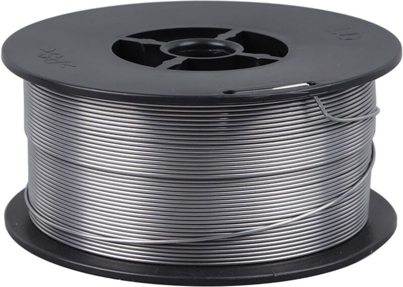 MIG-Schweißdraht, 1,0 mm, 1 kg Drahtrolle, für Stromschweißdraht, für Schweißgeräte, Material ohne externe Gasversorgung