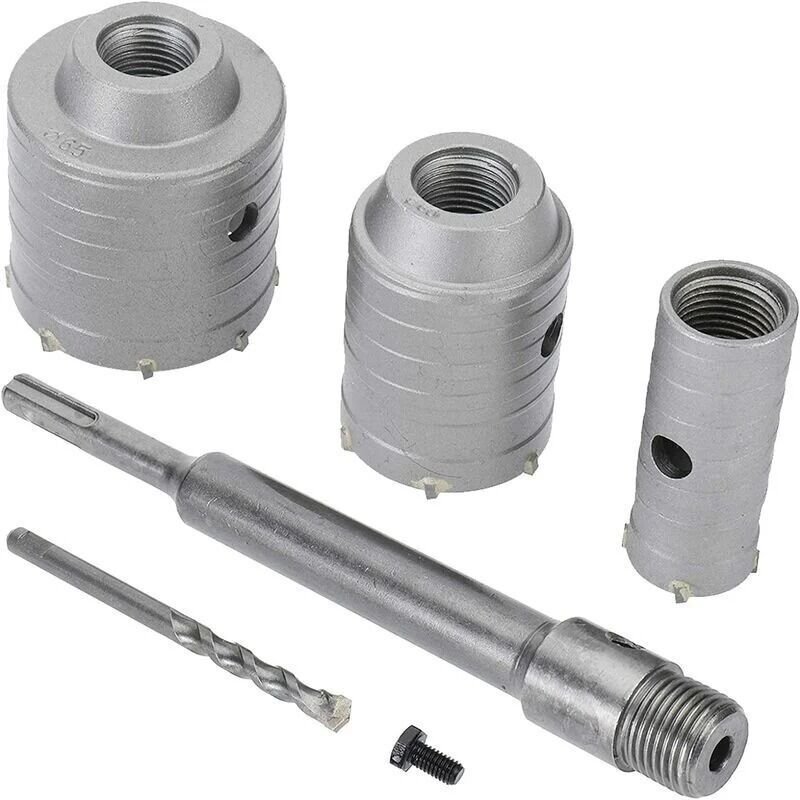 SDS-Plus-Lochsägen für Beton, Zement, Stein und Mauerwerk – 65 mm, 50 mm, 30 mm
