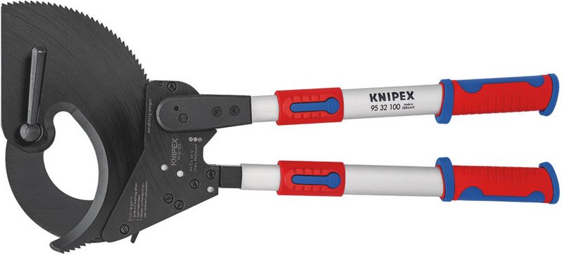Knipex - Kabelschneider Gesamt-L.680mm 100 (960 mm²)mm brün.Mehrkomp.-Hüllen