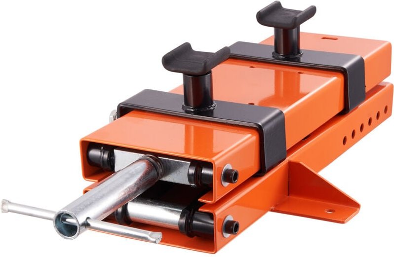 Mophorn Motorradhebebühne, 500 kg schwerer zentraler Scherenwagenheber mit Sattel und Sicherheitsstift, Stahlhebeständer...