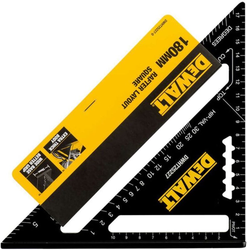 Speed Square-Anschlagwinkel 18cm schwarz - Dewalt
