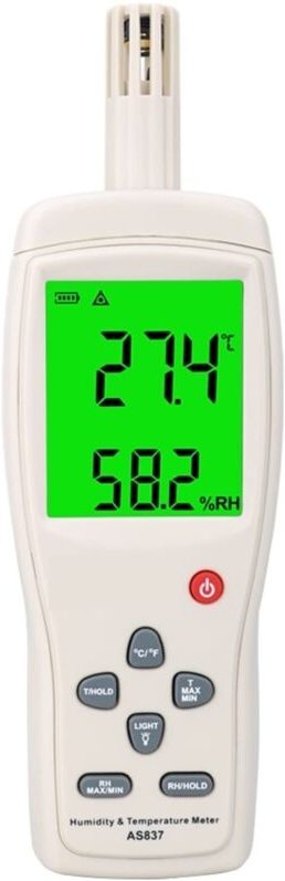 Luftfeuchtigkeits- und Temperaturmessgerät, digitales Hygrometer, Luftfeuchtigkeitsmessgerät, Temperatur- und Feuchtigke...
