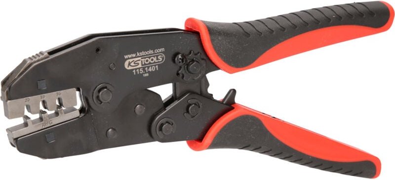 Ks tools Crimpzange für deutsch dt, ø 0,5/0,8/1,0 mm² ( 115.1255 )