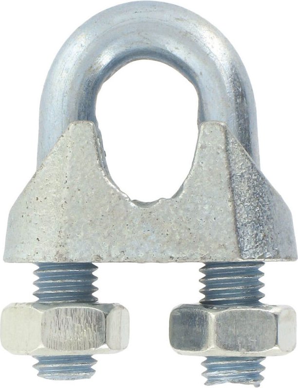 Kabelklemme mit Schelle, Schellen aus verzinktem Stahl 14,5