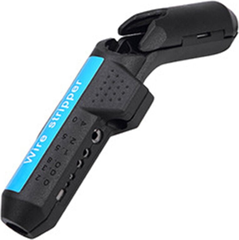 Abisolierzange mit gebogenem Griff, Präzisionswerkzeug zum Abisolieren und Abziehen von Kabeln, Spezial-Abisolierzange f...