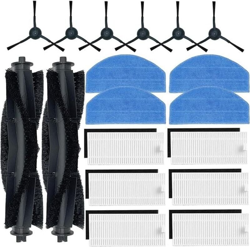 Zubehör Ersatzteile Zubehörset für Honiture G20,G20 Pro, für Tikom G8000,G8000 Pro, für Laresar Evol 3 Roboterstaubsauge...