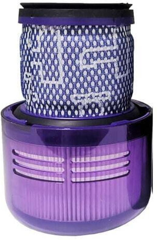 1 Filterpackung für Dyson V11, V15 und SV14, waschbarer Ersatzfilter, blau