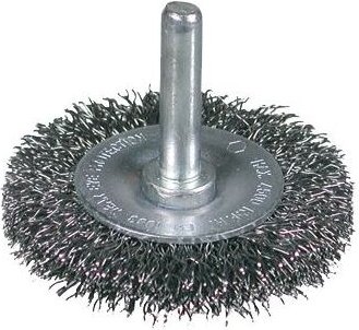 Osborn - Edelstahl-Rundbürste mit 6 mm Schaft und ø 0,20 mm Besatz (50x7x10) 0088600221