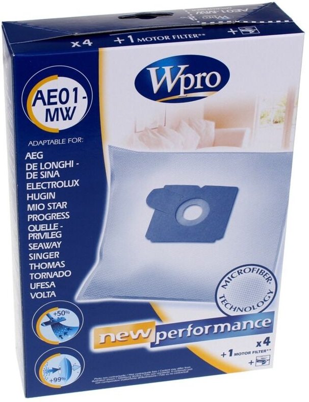 Wpro - ae01-mw staubsaugerbeutel - 481281718608 - 8015250024166