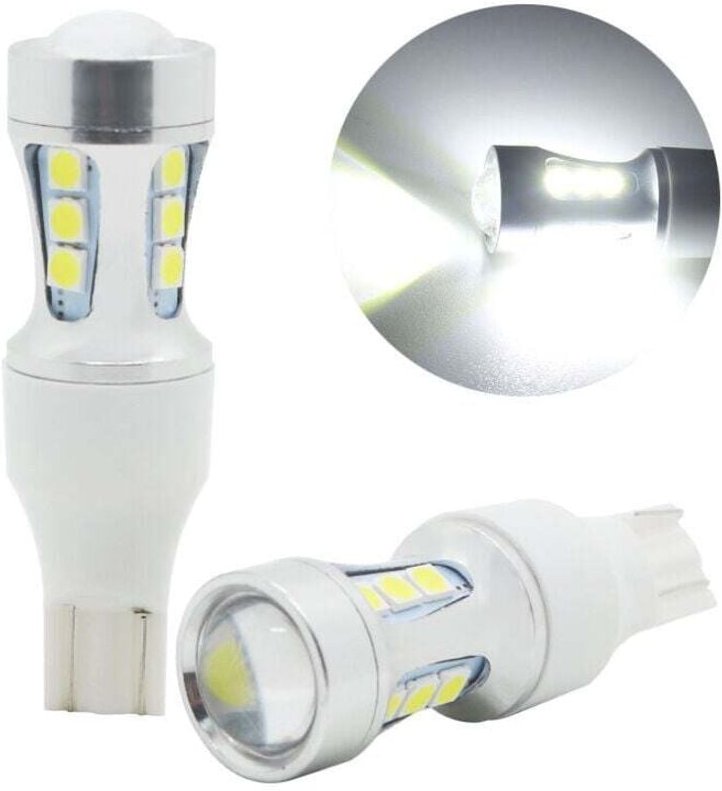 2er-Pack LED-Lampen, 912 921, T15 LED-Rückfahrscheinwerfer, 2600 Lumen, 6000 K, Xenonweiß, W15W, 906 904 902, Superhelle...