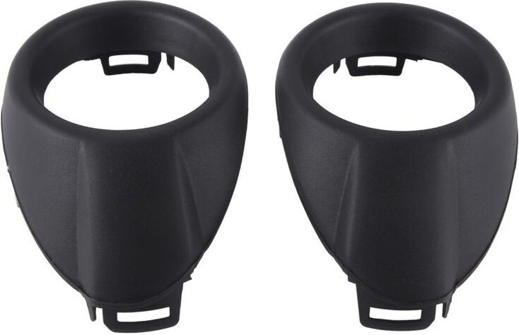 Für Focus 3 III 2012-2014 Front Stoßstange Nebel Licht Abdeckung Blenden Gehäuse Trim-Schwarz