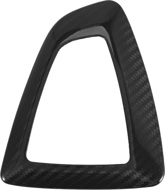 Tlily - Carbon Fiber Auto Schaltknauf Abdeckung Aufkleber für F30 F31 F35 F20 F22 F23 rhd