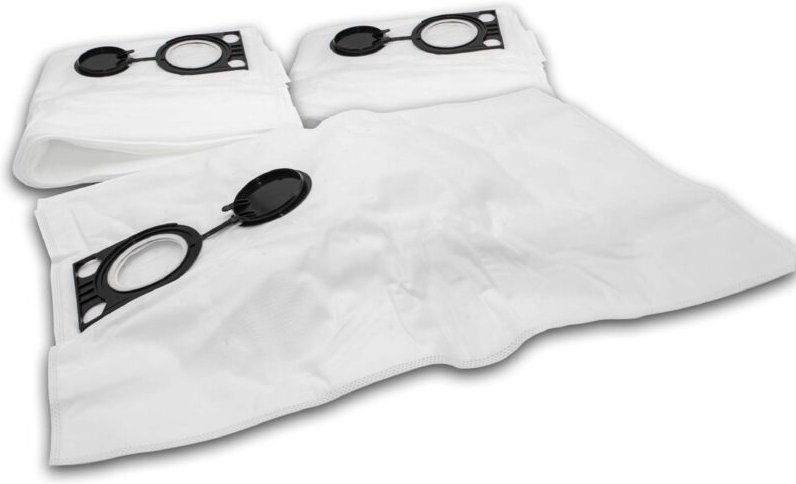 vhbw 50x Staubsaugerbeutel kompatibel mit Starmix ISP iPulse ARDL-1635 EW Staubsauger - Mikrovlies, 66,4cm x 39,6cm Weiß