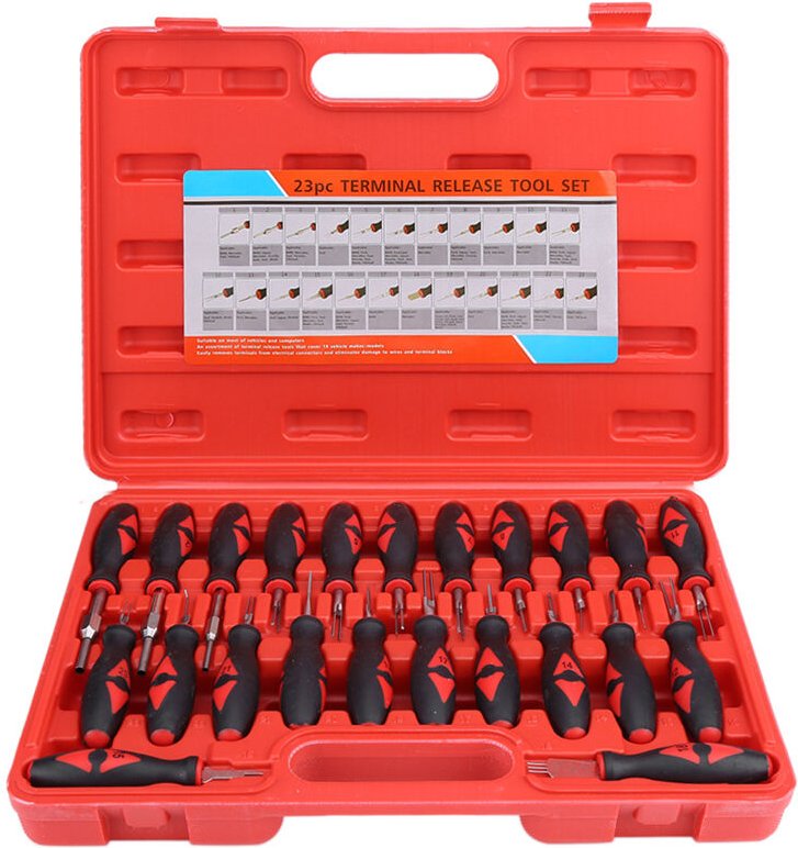 23-teiliges universelles Auto-Entriegelungswerkzeug, Kfz-Anschlusslösewerkzeug, elektrischer Kabelzieher für Steckverbin...