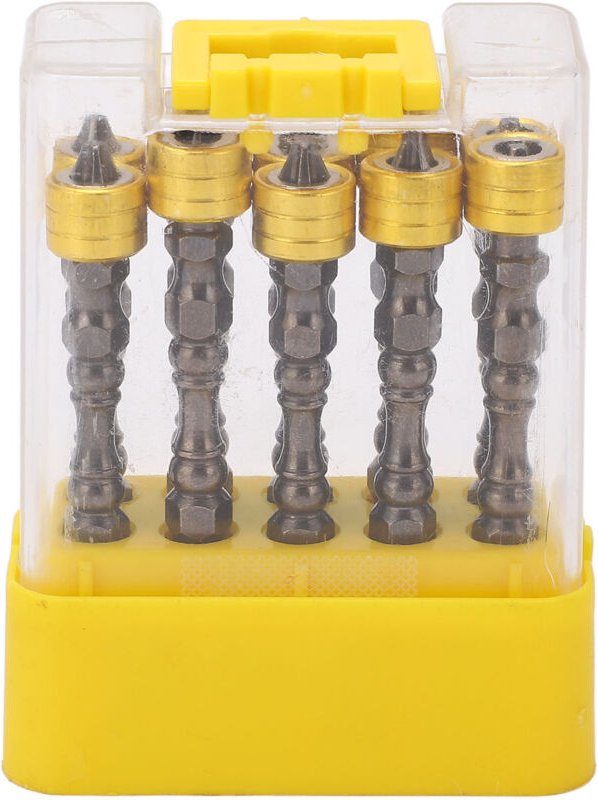 Magnetisches Schraubendreher-Bit-Set, PH2-Legierungsstahl, 1/4"-Sechskantschaft, 10-teilig, doppelseitiger Kreuzschlitz-...