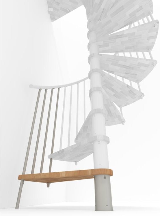 Thumbnail - Minka Höhenerweiterung für Spiral Smart 120cm Durchmesser Buche Weiß