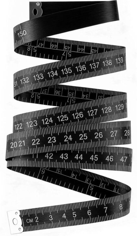 Mètre Ruban Double Face, Ruban Mètre Couturier Double Face - 150cm/60 pouces, Adapté à la Mesure de Taille Corporelle et...