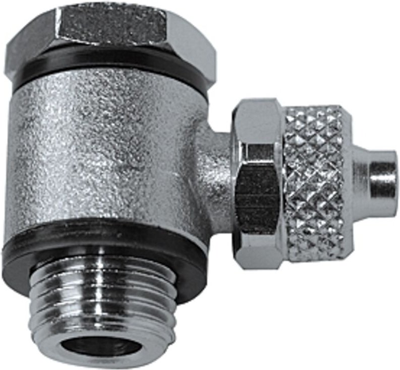 Riegler Winkelschwenkverschraubung »value line« G3/8 a., MS v., Schl.8/6