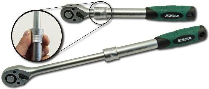 Honiton grzechotka 1/4" 72-zęby teleskopowa