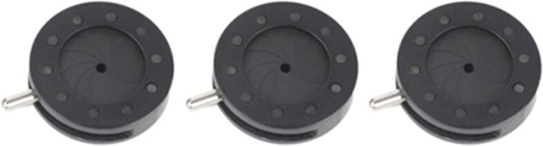 3X Manuelle Blende Einstellbare Mechanische Iris Blende Iris Blende für Digital Kamera Mikroskop Iris Linse SK12