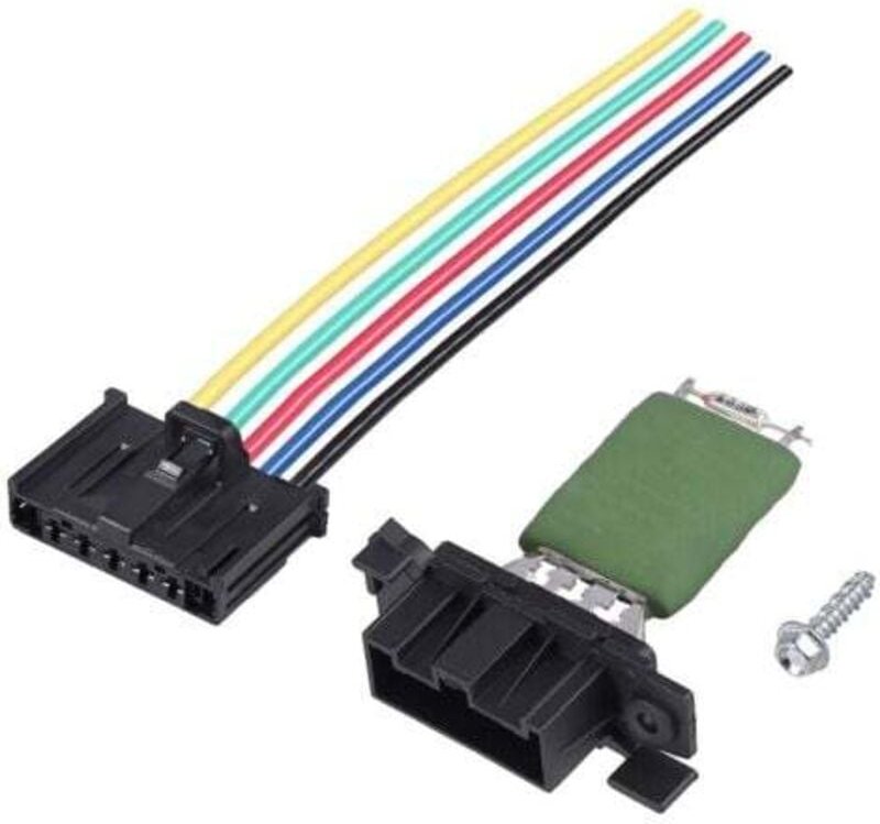 77364061 Heizungswiderstand + Steckerverkabelung für Big Point Evo Line Double Ducato Fiorino Qubo Corsa D Adam Romeo Mi...