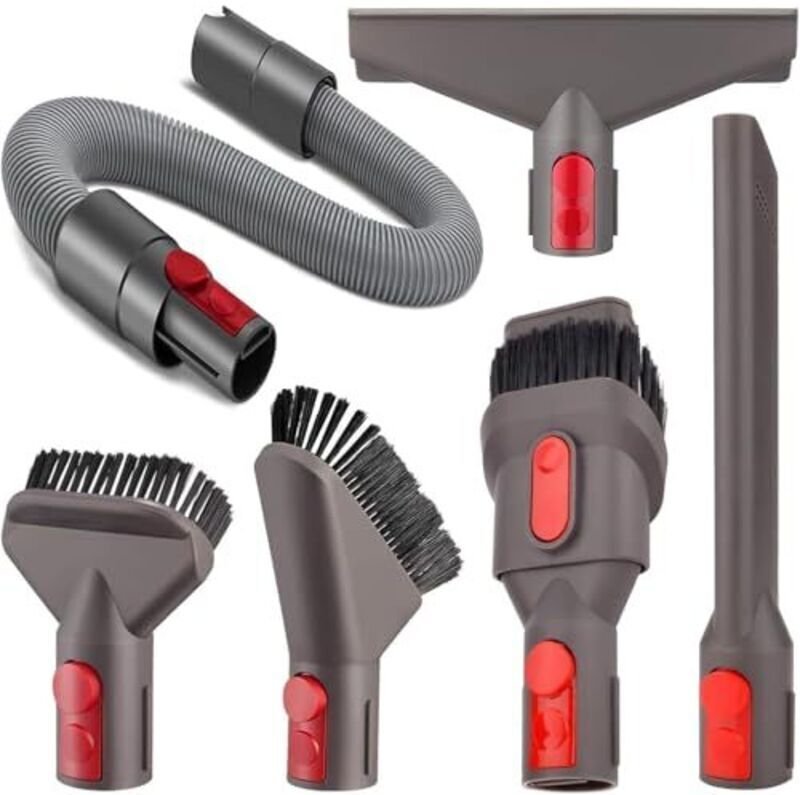 Set mit 6 Ersatzteilen für Dyson Bürsten mit Verlängerungsschlauch und Düse für Dyson GEN5 G5 V15 V12 V11 V10 V8 V7 zum ...