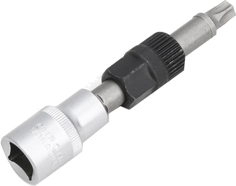 T50 Lichtmaschinen-Riemenscheiben-SteckschlüSsel-Bohrer mit 33-ZäHne-Werkzeug Mittelbolzen-Entferner-SteckschlüSsel für ...