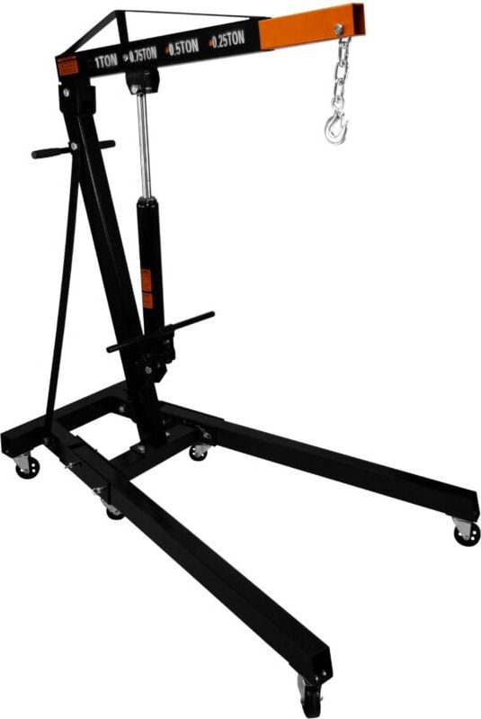 T-mech - 1000KG Werkstattkran Kran Motorkran Klappbar Motorheber Hebekran Motor Werkstatt