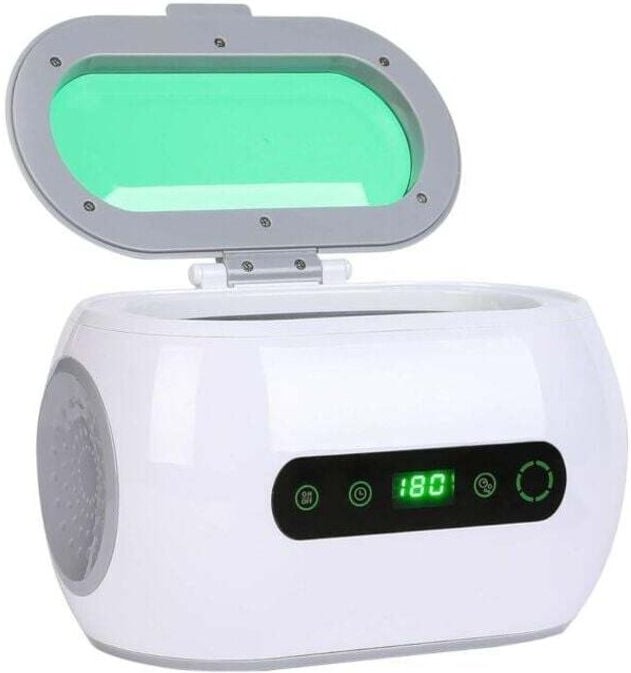 Nettoyeur à Ultrasons Professionnel 600 ml, Nettoyage-Gerät für Lünetten, Uhren, Schmuck, Zahnprothesen, Utensilien