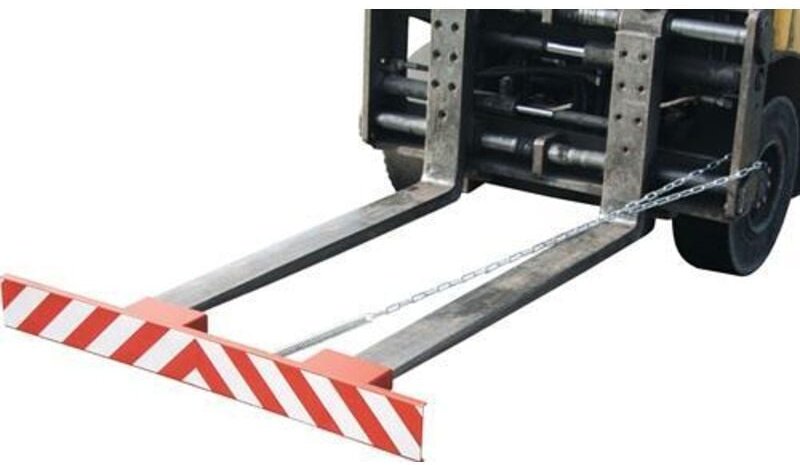 Bauer Gabelzinkenschild GZS, lackiert, Feuerrot