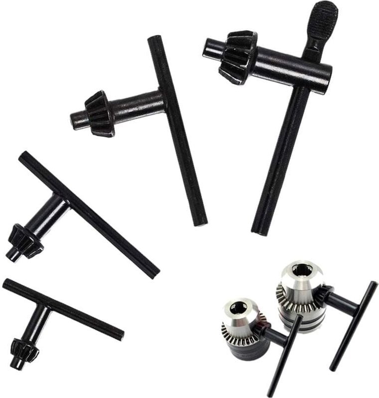 Galozzoit - 4 Stück Ersatz-Bohrfutterschlüssel, elektrischer Bohrfutterschlüssel, 10 mm/ 13 mm/ 16 mm/ 20 mm, Universal-...