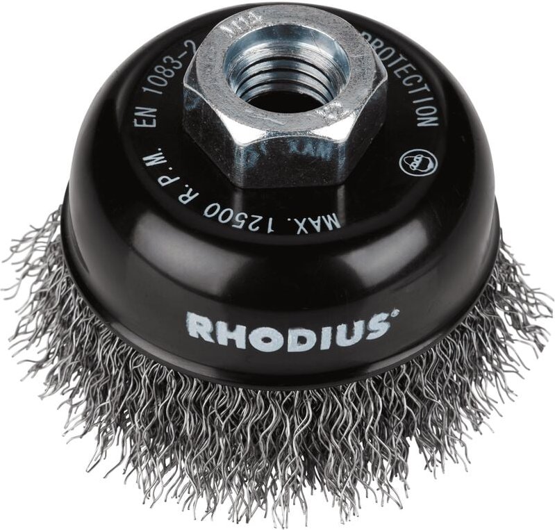 RHODIUS STBW, 9 Stück, 60 x 21 x M14 mm, Topfbürste