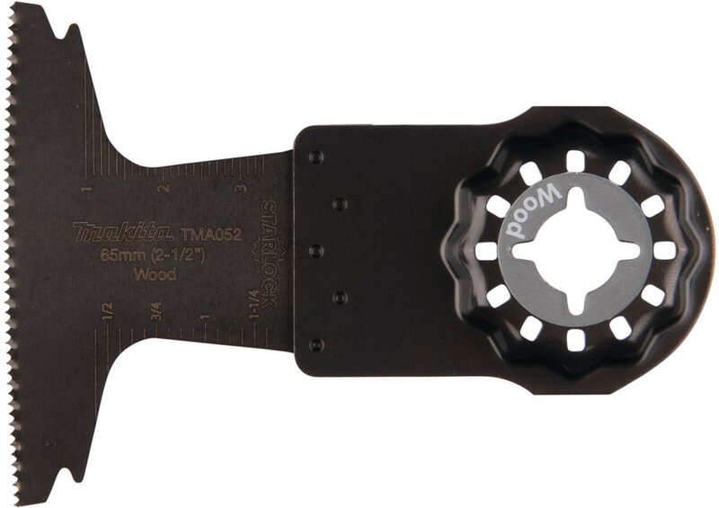 Eintauchsägeblatt hcs, 65 mm, TMA052 Starlock • 65 x 40 mm • hcs • TMA052 • Holz - Makita