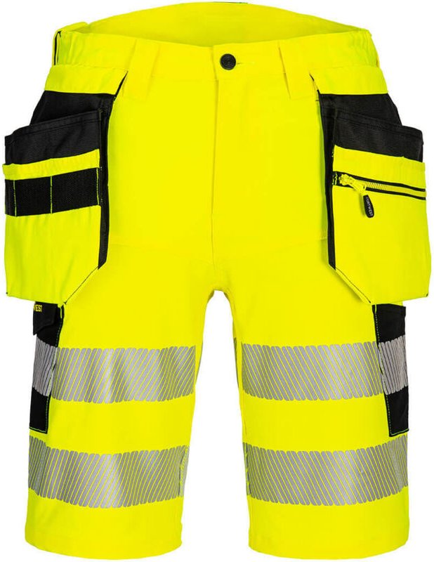 Kurze Holster Hi-Vis DX4 Gelb/Schwarz 2XL - FR(54) - UK(44)