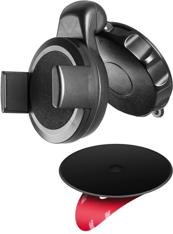 Smartphone Kfz-Halterung mit Saugnapf Slim, zur einfachen und sicheren Befestigung im Fahrzeug.