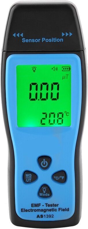 EMF-Detektor, digitales elektromagnetisches Radiometer, hochpräziser digitaler LCD-EMF-Tester, elektromagnetischer Felds...