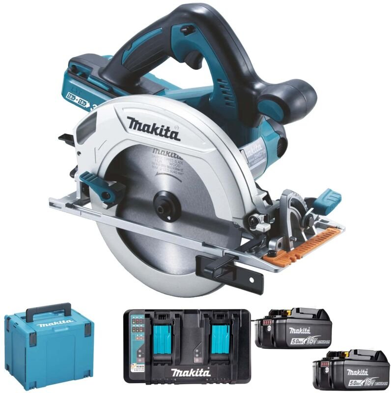 Makita - Kreissäge 36V lxt Ø190 mm (2x5,0 Ah) in makpac DHS710PT2J