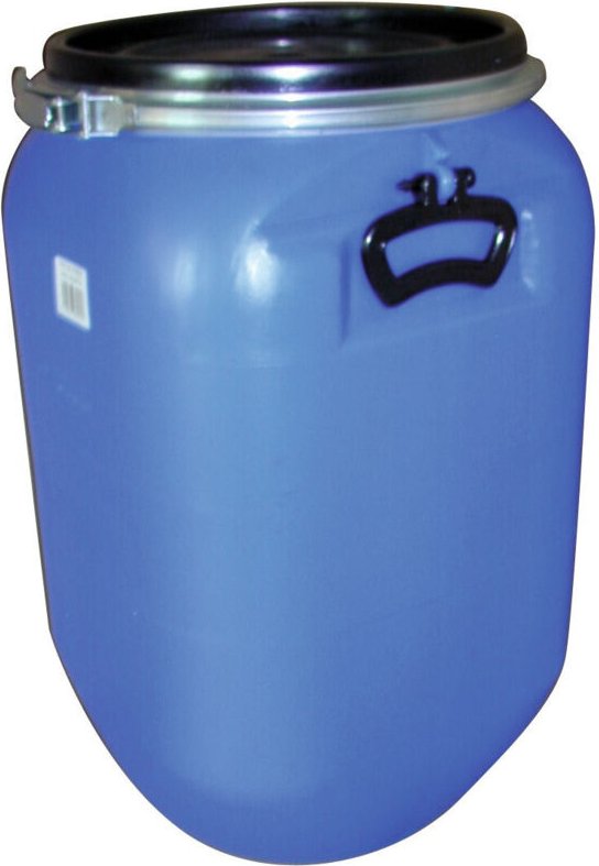 1 Gärbehälter 60 l Blau, mit Deckel + Eisenring, Lebensmittelqualität - Sonstiges