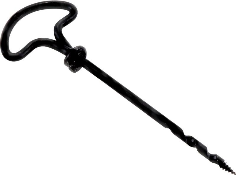 Dönges - Knotenbohrer ø 4 mm Handlochbohrer Kastanienbohrer poliert mit lackiertem Griff