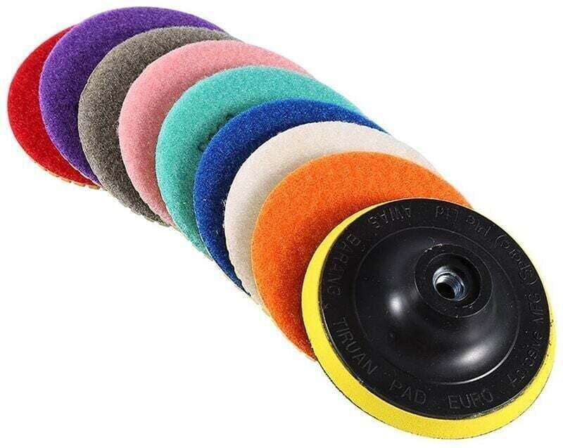 Granit polieren, Diamant-Polierscheibe, Fliesen-Schleifscheibe, Diamant-Polierpads, Beton-Schleifpads, Nasspolierer mit ...