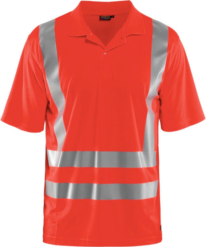 Hochsichtbares Arbeitspolo 3391 - Neonrot 4XL